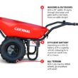 Cardinal 4-cu ft 2 Wheel Steel Powered Wheelbarrow