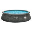 Funsicle 18 Feet x 48 Inches QuickSet Inflatable Ring Top Outdoor Above Ground Pool w/Pump