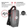 Tomahawk Power Commercial Pet Bagless Backpack Vacuum Cleaner with HEPA Filter