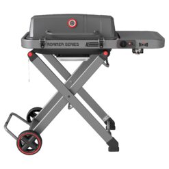 Feasto 360-Sq. in Gray Portable Liquid propane Grill