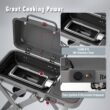 Feasto 360-Sq. in Gray Portable Liquid propane Grill