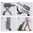 Feasto 360-Sq. in Gray Portable Liquid propane Grill