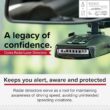 Cobra RAD 490i Laser Radar Detector – New Model with Long Range Detection, Bluetooth, Apple CarPlay and Android Auto Compatible, LaserEye Front and Rear Detection, DSP, Firmware Updatable