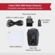 Cobra RAD 490i Laser Radar Detector – New Model with Long Range Detection, Bluetooth, Apple CarPlay and Android Auto Compatible, LaserEye Front and Rear Detection, DSP, Firmware Updatable