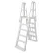 Vinyl Works 56-in Resin Drop-in pool steps with outside ladder Hand Rail