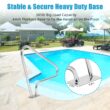 GAOMON PSP Pool Handrail 4836- Rustproof Pool Grab Rail for Inground Pool Spa Stair Ladder Safety Access Blue