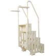 LUXEYARD Pool Ladder HeavyDuty 4 Safety Step for Above Ground Pools Stair Entry System with Handrails 400lbs