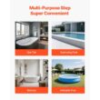 Angel Sar 3 Step Hot Tub Steps With Handrail 550 Pound Capacity Heavy Duty Spa Stairs