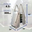 Vinyl Works 24-in Resin A-frame pool ladder Hand Rail