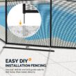 VINGLI 4-ft x 96-ft Black Easy-storaged Pool Fence for Ground Pool Mesh Pool Safety Barrier Panel VINGLI 4-ft x 96-ft Black Easy-storaged Pool Fence for Ground Pool Mesh Pool Safety Barrier Panel
