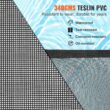 SVOPES 4-ft x 24-ft Black Aluminum Mesh Pool Safety Barrier Panel