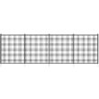 SVOPES 4-ft x 108-ft Black Aluminum Mesh Pool Safety Barrier Panel