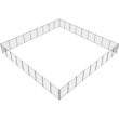 SVOPES 4-ft x 108-ft Black Aluminum Mesh Pool Safety Barrier Panel