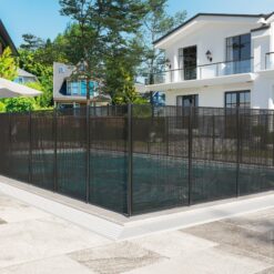 VIWAT 4-ft x 108-ft Black Aluminum Mesh Pool Safety Barrier Panel
