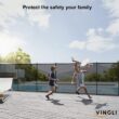 VINGLI 4-ft x 72-ft Black Easy-storaged Pool Fence for Ground Pool Mesh Pool Safety Barrier Panel VINGLI 4-ft x 72-ft Black Easy-storaged Pool Fence for Ground Pool Mesh Pool Safety Barrier Panel