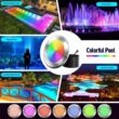Oyezvary 60W 10 Inch Smart LED Pool Light 1 Piece Triple Control WiFi Bluetooth APP Remote Controller Color Changing for Inground Pools 120V Oyezvary 60W 10 Inch Smart LED Pool Light 1 Piece Triple Control WiFi Bluetooth APP Remote Controller Color Changing for Inground Pools 120V
