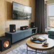 Klipsch Reference Next-Generation R-50M Horn-Loaded Bookshelf Speakers with 5.25” Spun-Copper Woofers for Best-in-Class Home Theater Sound in Black