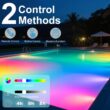 Oyezvary 1 Piece Smart Swimming Pool Light Bulb RGBW LED 45W E26 Base 12 Color Modes Adjustable Brightness Speed Remote and Switch Control Waterproof Oyezvary 1 Piece Smart Swimming Pool Light Bulb RGBW LED 45W E26 Base 12 Color Modes Adjustable Brightness Speed Remote and Switch Control Waterproof