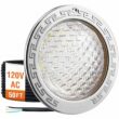 Oyezvary 10 Inch 120V LED Pool Light 35W 4000 Lumen Cool White 6000K Fits Standard 10 Inch Niches Stainless Steel Housing 50 Foot Cord 1 Piece