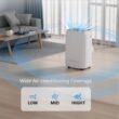 COWSAR 8150 BTU (DOE) 115-Volt Vented Medium Room Portable Air Conditioner Remote Included