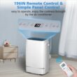 COWSAR 8150 BTU (DOE) 115-Volt Vented Medium Room Portable Air Conditioner Remote Included
