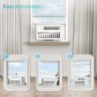 COWSAR Medium Room Window Air Conditioner , Remote Included ( 120-Volt , 12000-BTU )