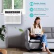 COWSAR Large Room Window Air Conditioner , Remote Included ( 115-Volt , 12000-BTU )
