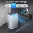 COWSAR 9100 BTU (DOE) 115-Volt Vented Medium Room Portable Air Conditioner Remote Included