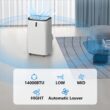COWSAR 10000 BTU (DOE) 115-Volt Vented Medium Room Portable Air Conditioner Remote Included