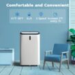 COWSAR 10000 BTU (DOE) 115-Volt Vented Medium Room Portable Air Conditioner Remote Included