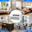 COWSAR Medium Room Window Air Conditioner , Remote Included ( 120-Volt , 12000-BTU )
