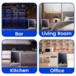 COWSAR 23.43-in W 46 -Bottles Silver Built-in/Freestanding Indoor Wine Cooler