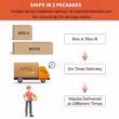 COWSAR 43.31-in W Black Free standing Infrared quartz Corner or Flat Wall Electric Fireplace with Remote Control Included