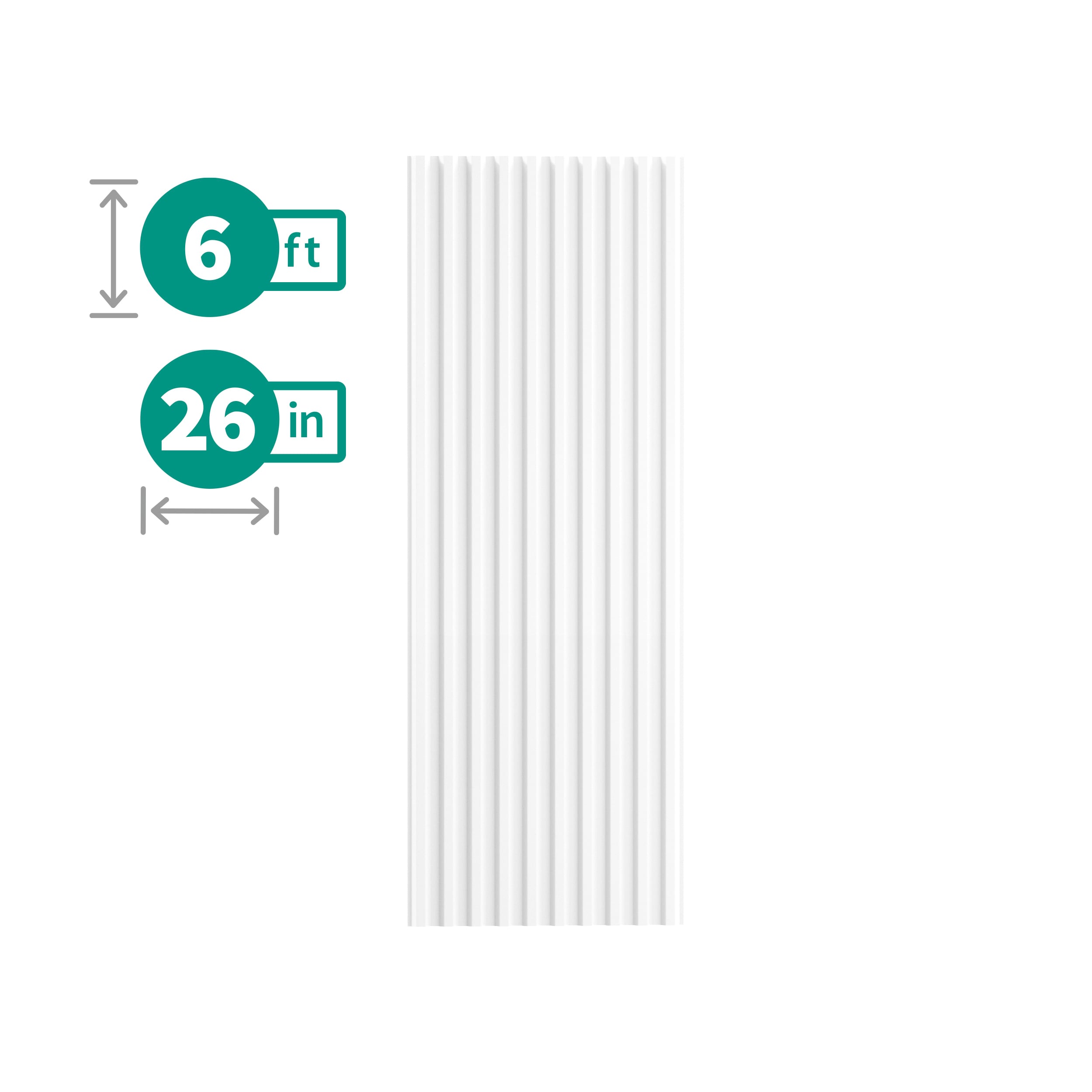 Tuftex PolyCarb 2.17-ft x 6-ft Corrugated White Opal Polycarbonate plastic Roof Panel 10 -Pack Tuftex PolyCarb 2.17-ft x 6-ft Corrugated White Opal Polycarbonate plastic Roof Panel 10 -Pack