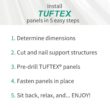 Tuftex PolyCarb 2.17-ft x 6-ft Corrugated White Opal Polycarbonate plastic Roof Panel 10 -Pack Tuftex PolyCarb 2.17-ft x 6-ft Corrugated White Opal Polycarbonate plastic Roof Panel 10 -Pack