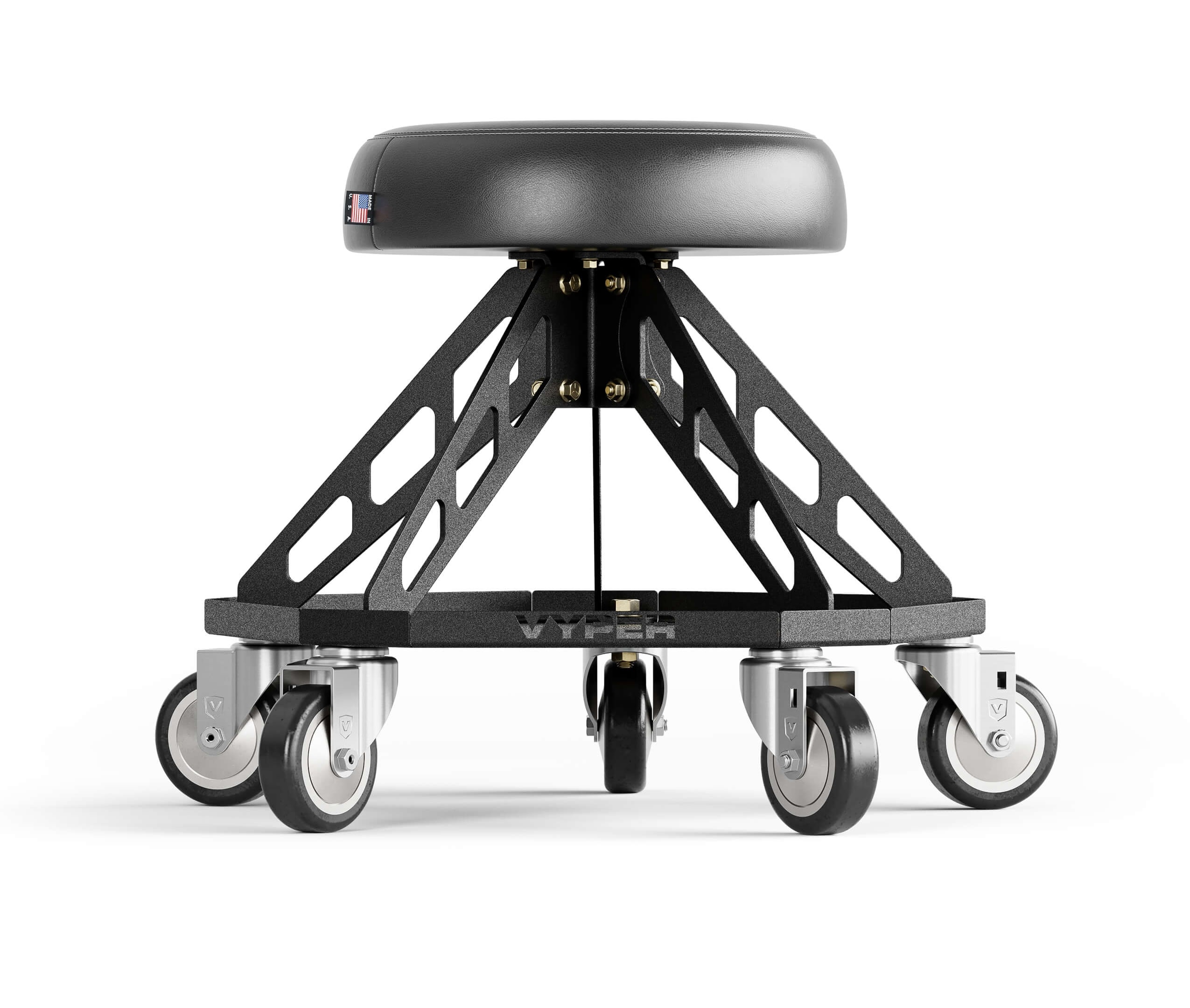 Vyper 19.5-in x 21-in Work seat ( Black ) Vyper 19.5-in x 21-in Work seat ( Black )