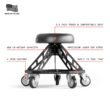 Vyper 19.5-in x 21-in Work seat ( Black ) Vyper 19.5-in x 21-in Work seat ( Black )