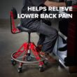 Vyper 24-in x 23-in Work seat ( Black )