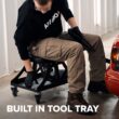 Vyper 17.5-in x 23-in Work seat ( Black ) Vyper 17.5-in x 23-in Work seat ( Black )