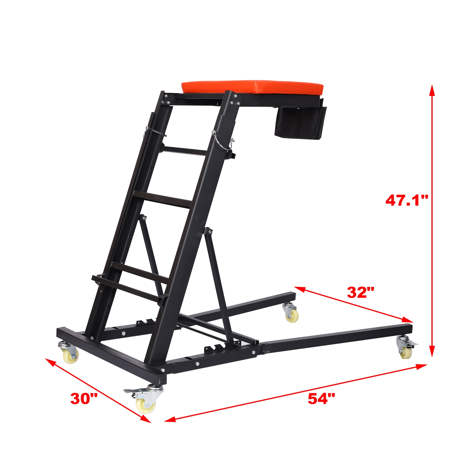 Siavonce 47-in x 30-in Creeper ( Black ) Siavonce 47-in x 30-in Creeper ( Black )