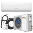 Costway 12000 BTU Mini Split Air Conditioner and Heater 20 SEER2 115 V Wall-Mounted AC Unit