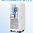 Garvee 10000 BTU Portable AC 4-in-1 Cooling for 450 Sq Ft Rooms Dehumidifier Fan Remote 24H Timer