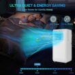 Garvee 10000 BTU Portable AC 4-in-1 Cooling for 450 Sq Ft Rooms Dehumidifier Fan Remote 24H Timer