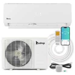 Winado Air Conditioners 1 zone 9000-BTU Ductless Mini Split Air Conditioner Heat Pump Included with 115-Volt