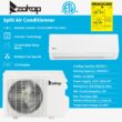 Winado Air Conditioners 1 zone 9000-BTU Ductless Mini Split Air Conditioner Heat Pump Included with 115-Volt
