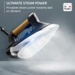 Rowenta, Iron, Ultimate Steam Pro Stainless Steel Soleplate Professional Steam Station for Clothes, 1800 Watts, 1.3L Removable Tank, Boiler Technology, Fast Heat Up, Black Clothes Iron, DG8668 Rowenta, Iron, Ultimate Steam Pro Stainless Steel Soleplate Professional Steam Station for Clothes, 1800 Watts, 1.3L Removable Tank, Boiler Technology, Fast Heat Up, Black Clothes Iron, DG8668