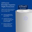 AIRDOCTOR AD4000 Air Purifier. Perfect for Large Rooms, Basements Up to 2,776 ft2. Removes Allergens, Smoke, Dust, Mold, Pet Hair, Odors, Pollen. Hospital-Grade UltraHEPA & Premium Carbon Filtration