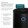 AIRDOCTOR AD4000 Air Purifier. Perfect for Large Rooms, Basements Up to 2,776 ft2. Removes Allergens, Smoke, Dust, Mold, Pet Hair, Odors, Pollen. Hospital-Grade UltraHEPA & Premium Carbon Filtration