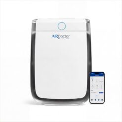 AIRDOCTOR AD3500 Smart App Air Purifier. Cleans Bedrooms, Large Rooms Up to 2,520 ft2. Remove Allergens, Smoke, Dust, Mold, Pet Hair, Odors, Pollen. Hospital-Grade UltraHEPA, Premium Carbon Filtration