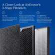 AIRDOCTOR AD3500 Smart App Air Purifier. Cleans Bedrooms, Large Rooms Up to 2,520 ft2. Remove Allergens, Smoke, Dust, Mold, Pet Hair, Odors, Pollen. Hospital-Grade UltraHEPA, Premium Carbon Filtration AIRDOCTOR AD3500 Smart App Air Purifier. Cleans Bedrooms, Large Rooms Up to 2,520 ft2. Remove Allergens, Smoke, Dust, Mold, Pet Hair, Odors, Pollen. Hospital-Grade UltraHEPA, Premium Carbon Filtration
